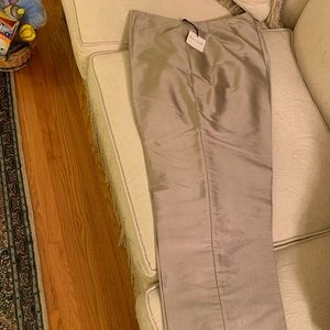 😍Kate Hill 100% Silk Pants in Soft Gold Size 14💕